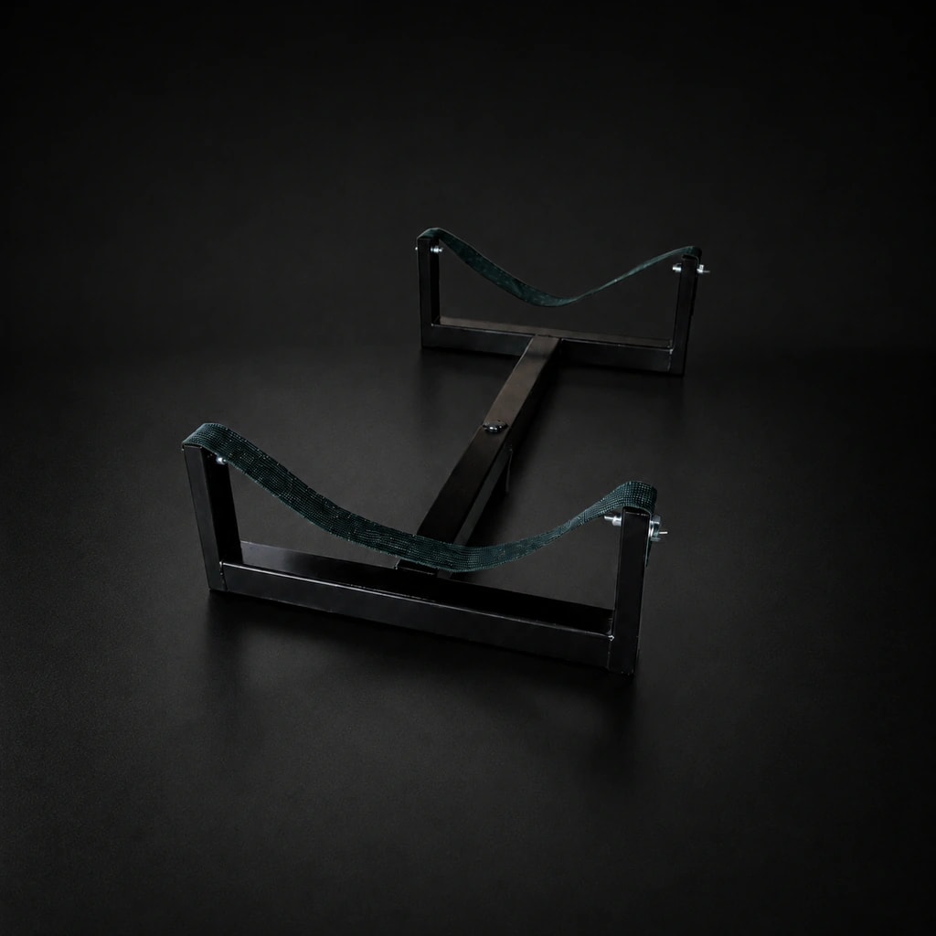 Strap-supported cradle
