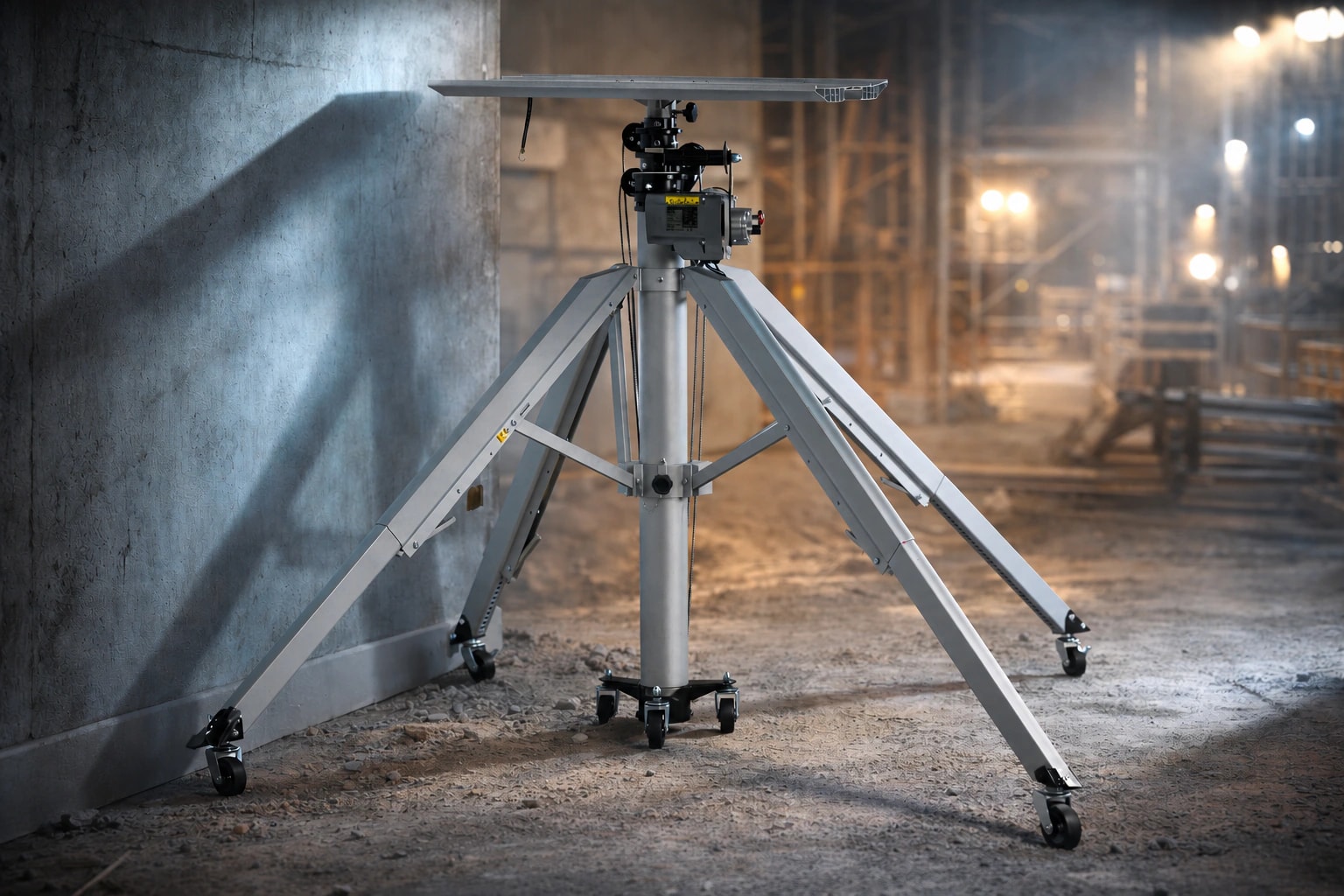 CM 520: Adjustable legs and close-to-wall working capability